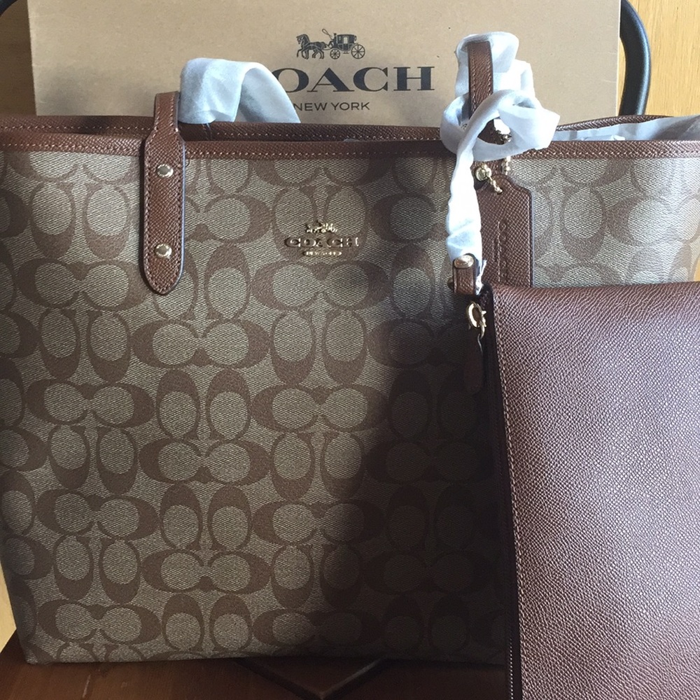 Coach Reversible City Tote